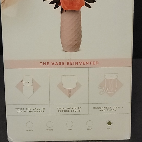 Amaranth-The Smart Vase For Floral Arrangements Water Draining & Stem Access - Picture 4 of 5